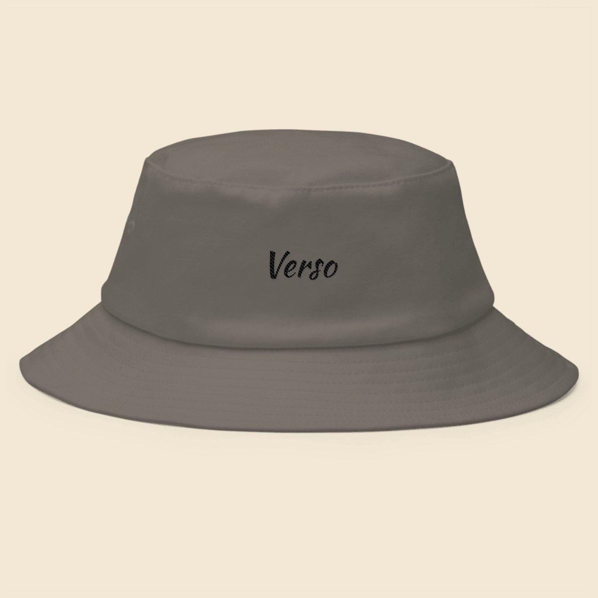 Bob personnalisable, coloris Gris, Verso Paris · exemple Gris · logo Verso