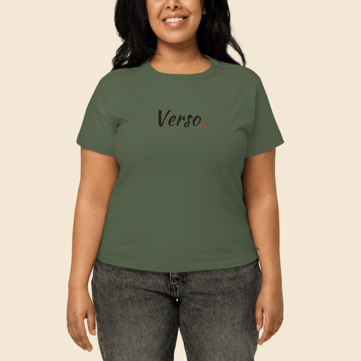 tee-haut-taille-studio · exemple Pine · logo Verso