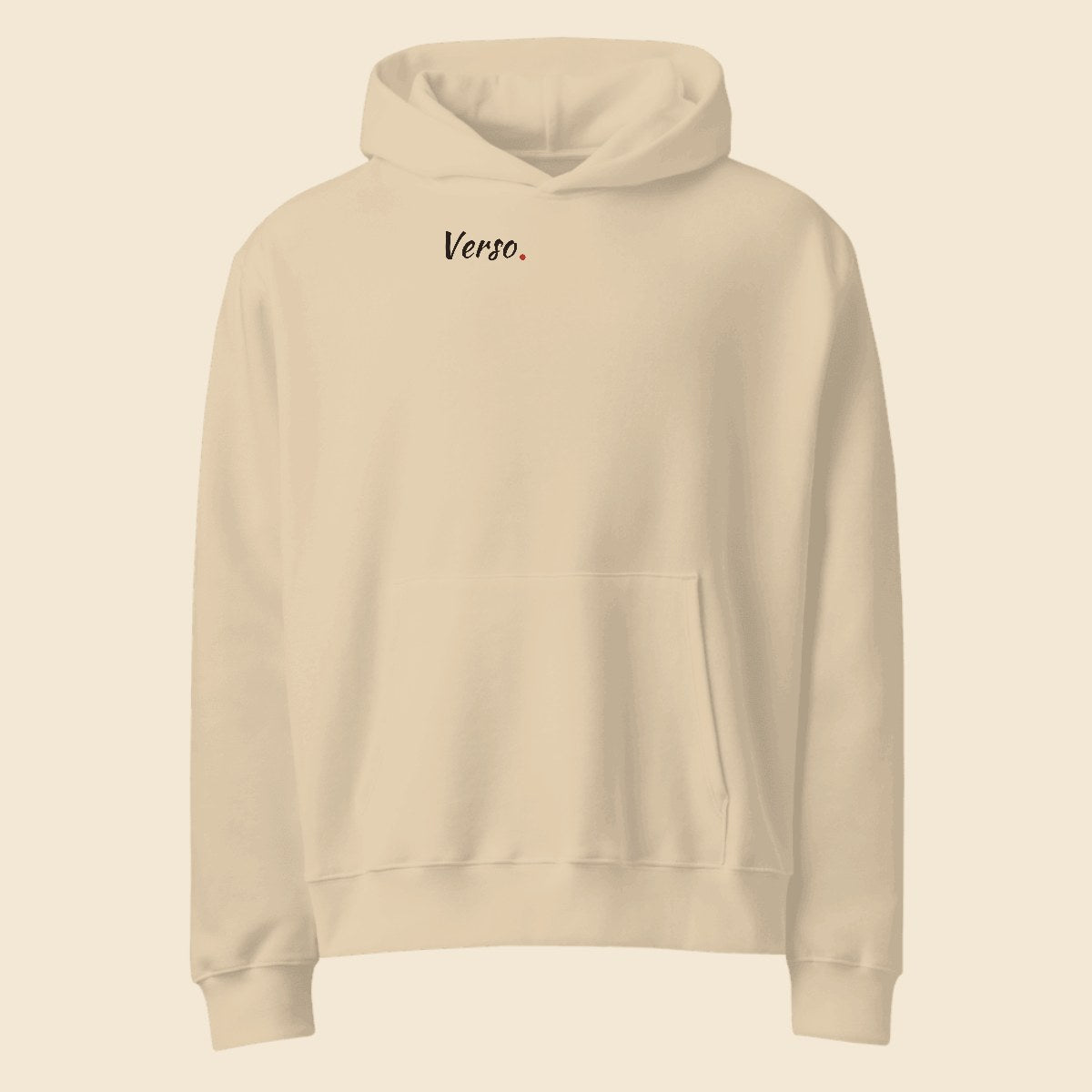 oversized-hoodie-studio · exemple Poussière · logo Verso