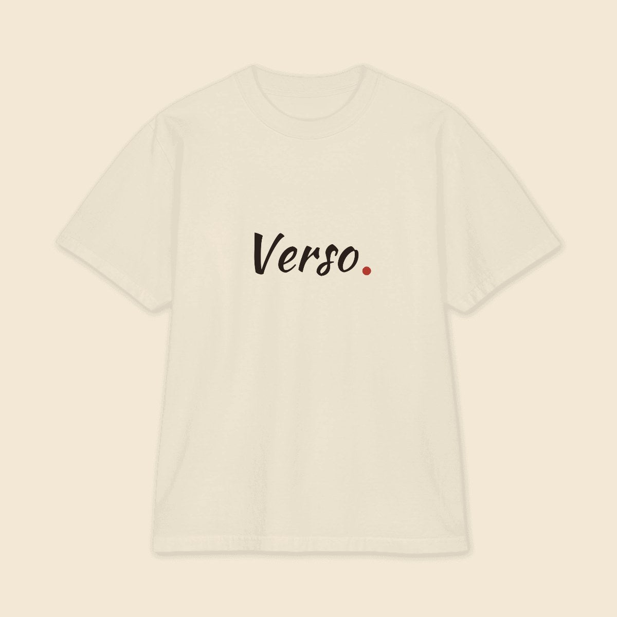 Tee Jersey Col V Shaka Wear SHMHSS personnalisable, coloris Blanc, Verso Paris · exemple Blanc · logo Verso