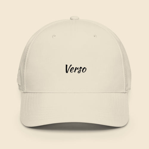 Casquette Camionneur Adidas Dad Hat personnalisable, coloris Blanc, Verso Paris · exemple Blanc · logo Verso