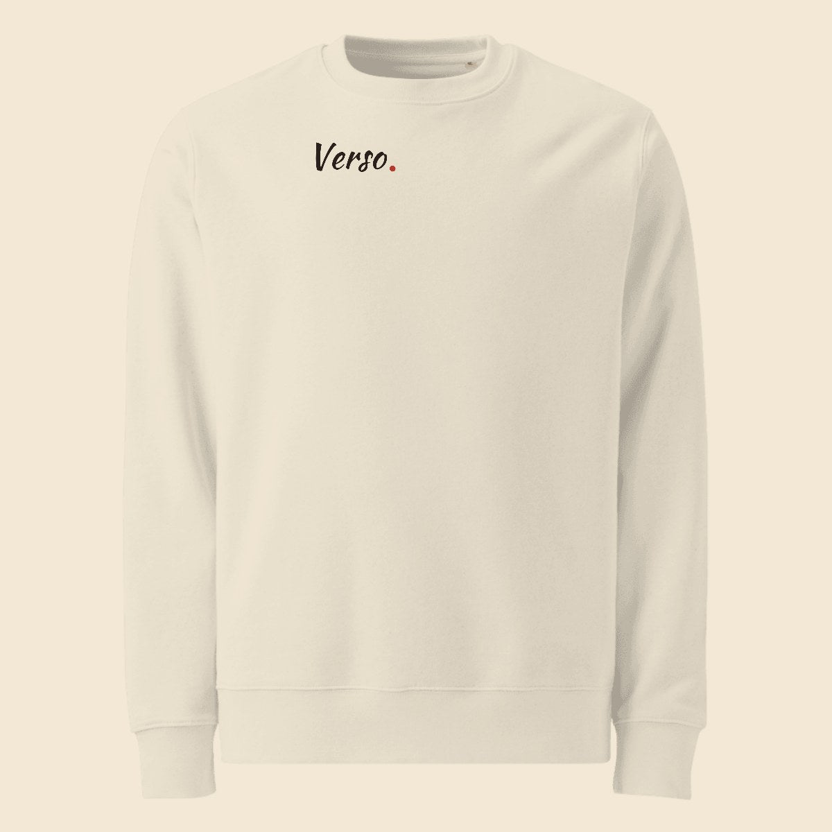 Sweatshirt Changer 2.0 Stanley/Stella STSU178 personnalisable, coloris Blanc, Verso Paris · exemple Blanc · logo Verso