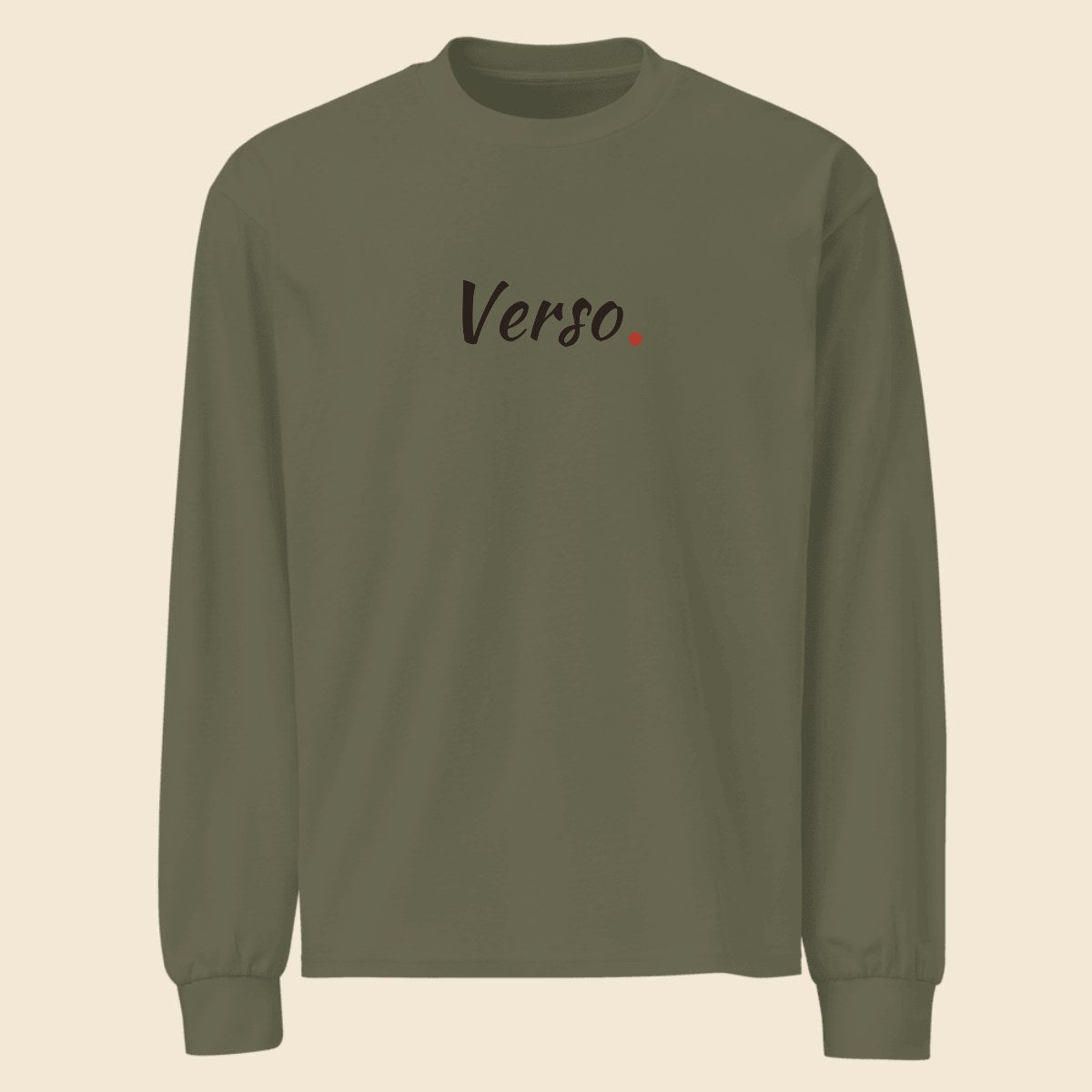 tee-longue-manches-premium-studio · exemple Cypress · logo Verso
