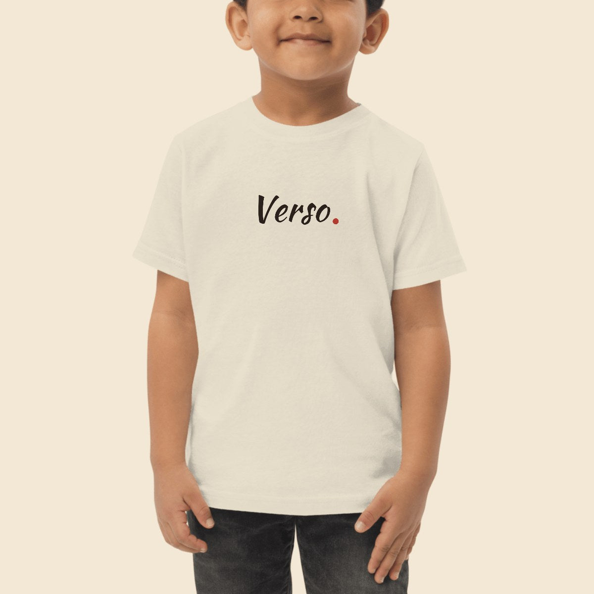 toddler-tee-studio · exemple Blanc · logo Verso