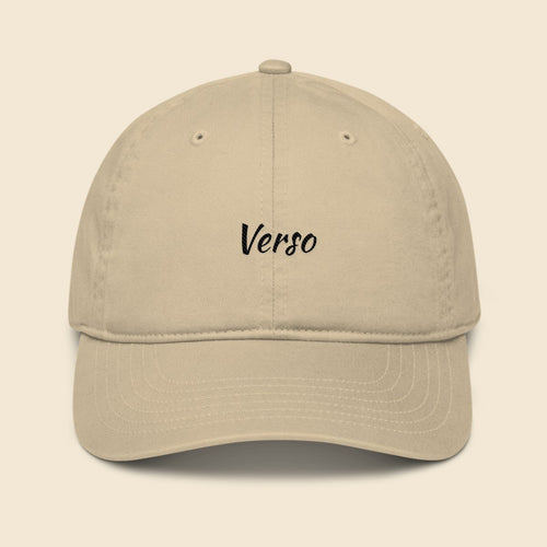 Casquette Baseball personnalisable, coloris Écru, Verso Paris · exemple Écru · logo Verso