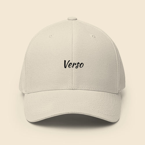 Casquette Structurée personnalisable, coloris Blanc, Verso Paris · exemple Blanc · logo Verso