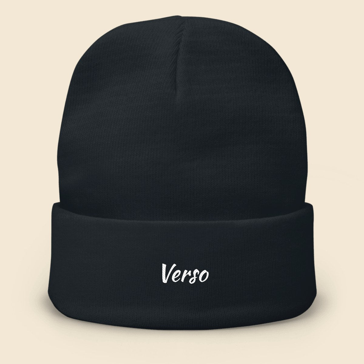 bonnet-tricote-studio · exemple Marine · logo Verso