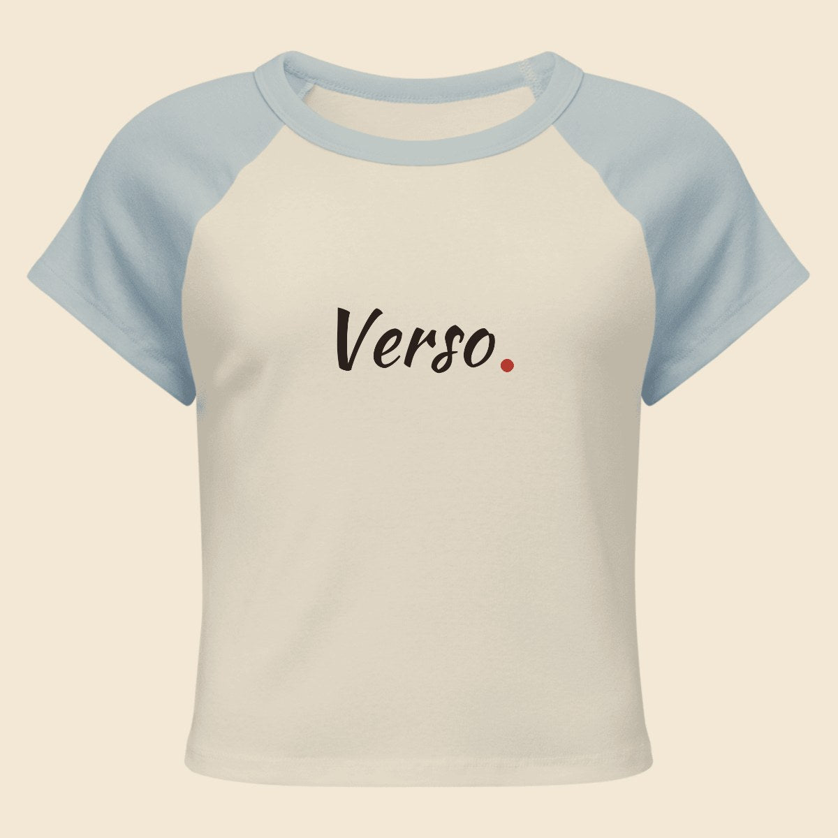 tee-micro-rib-raglan-studio · exemple Bleu layette · logo Verso