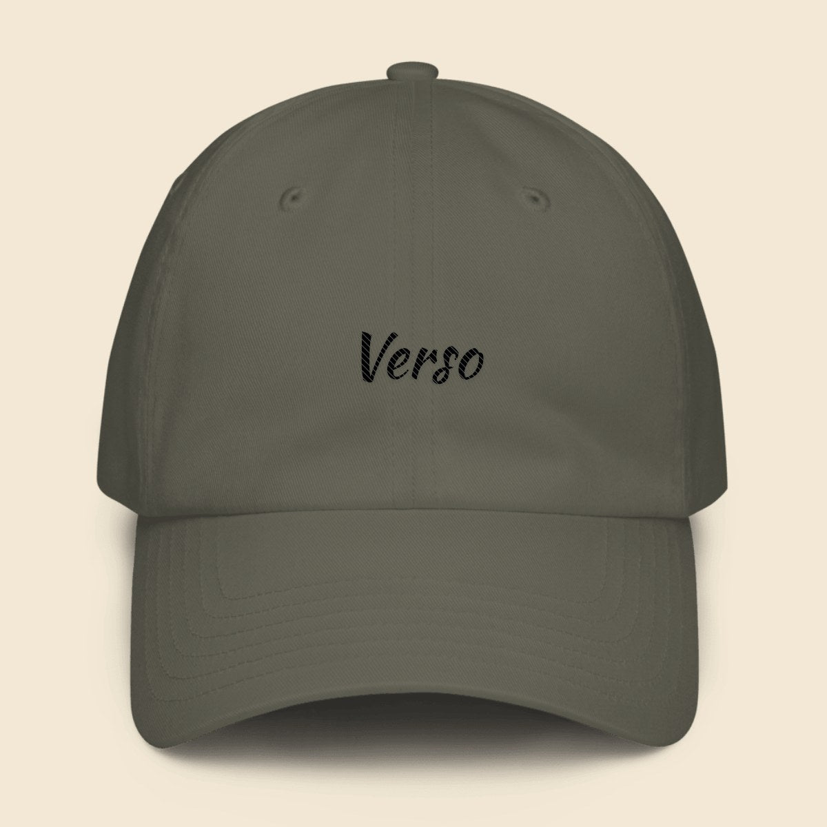 casquette-dad-studio · exemple Gris · logo Verso