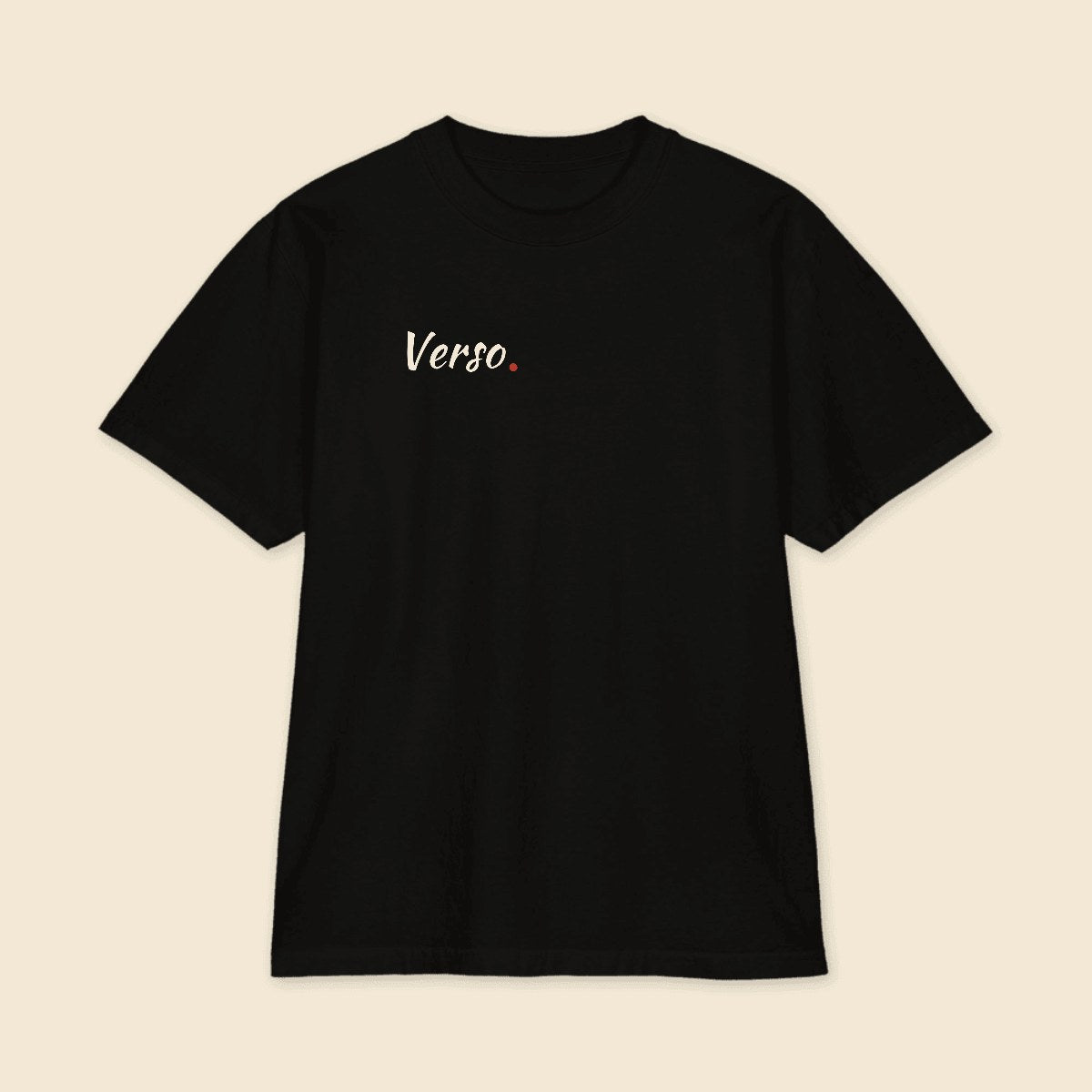 tee-jersey-col-v-shaka-wear-shmhss-studio · exemple Noir · logo Verso