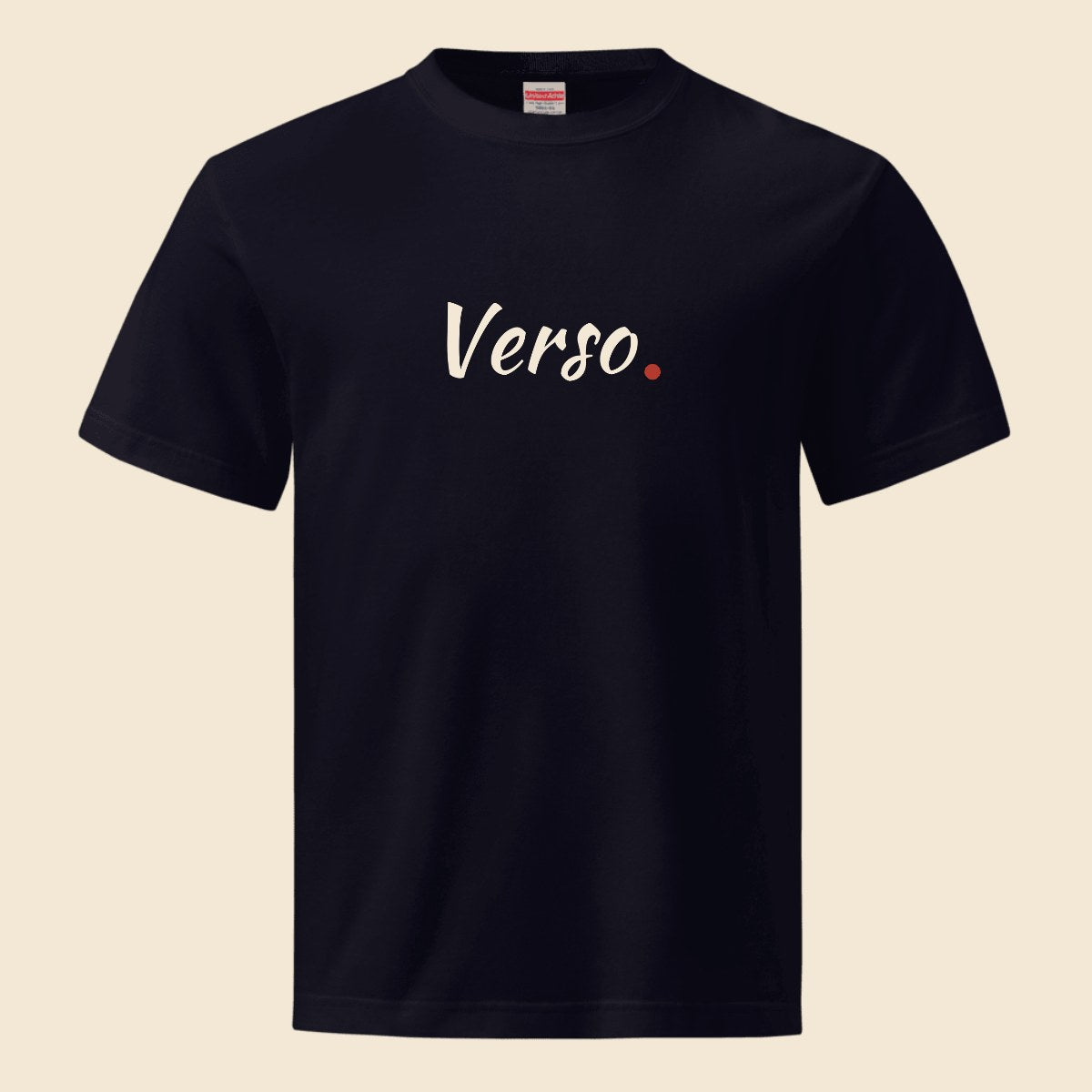 tee-jersey-col-rond-united-athle-5001-01-studio · exemple Marine · logo Verso