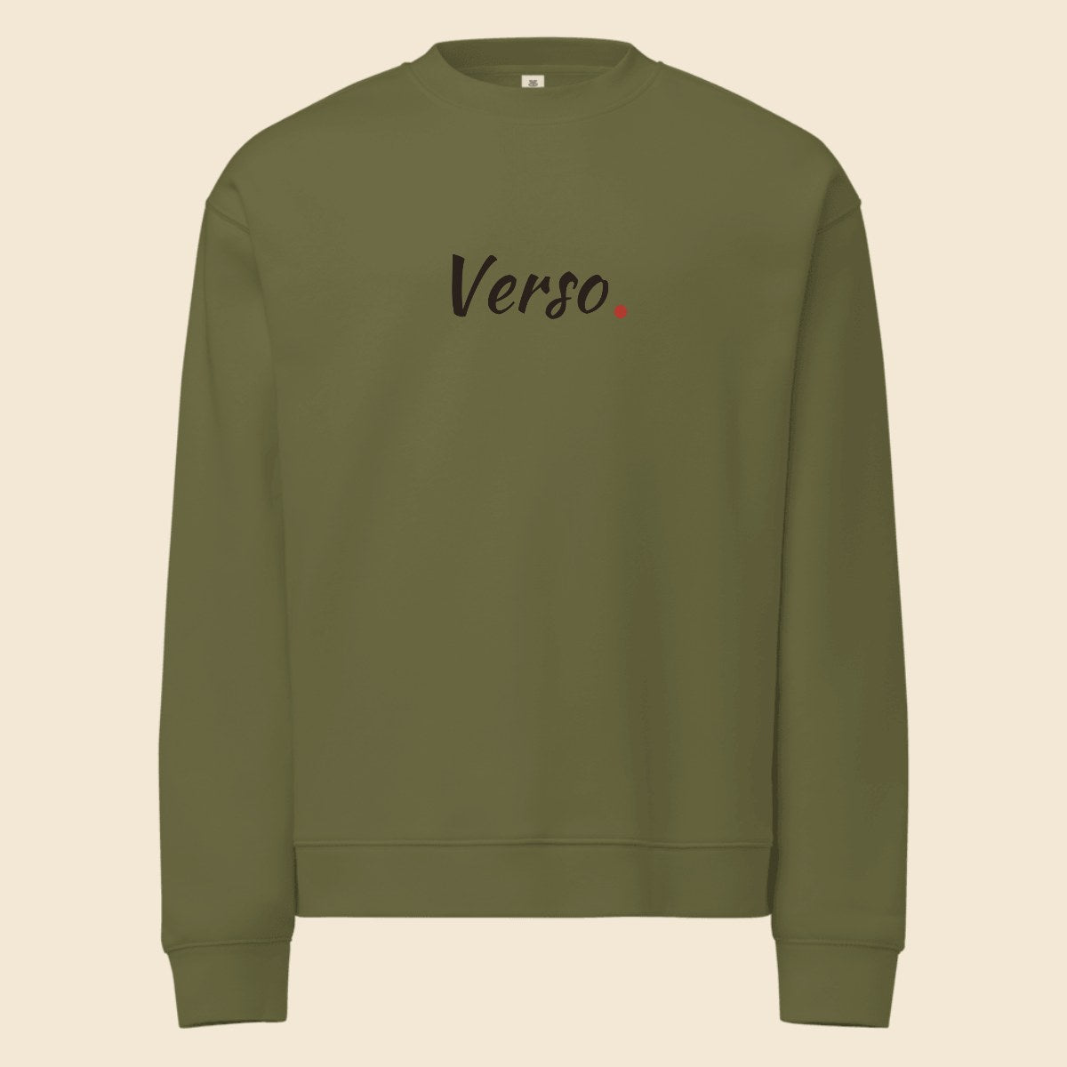 sweatshirt-col-rond-detendu-studio · exemple Cypress · logo Verso