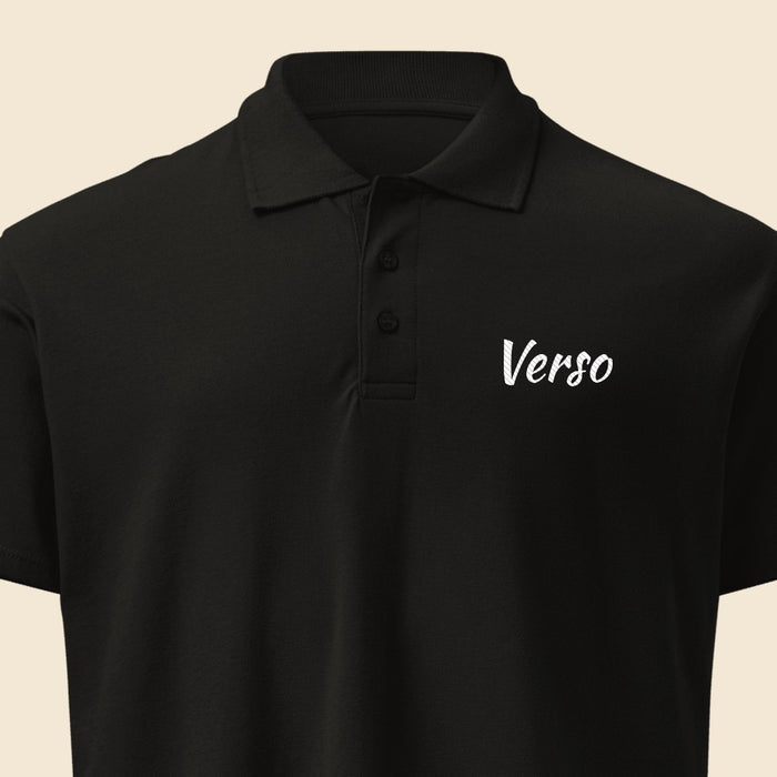 polo-equipe-studio · exemple Noir · logo Verso