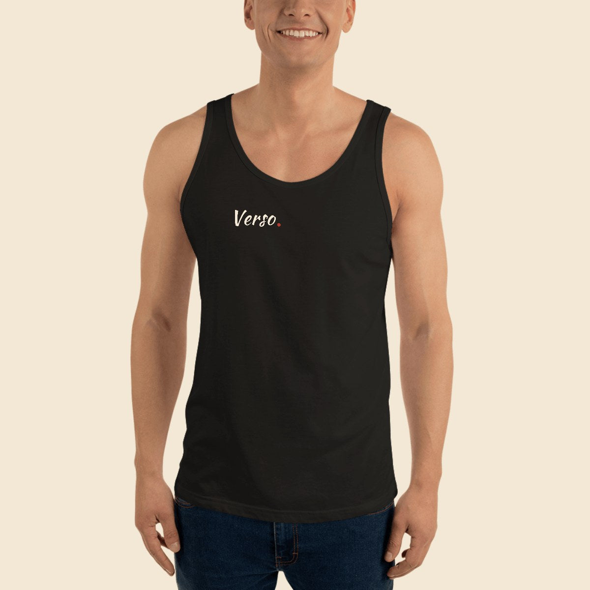 tank-top-studio · exemple Noir · logo Verso