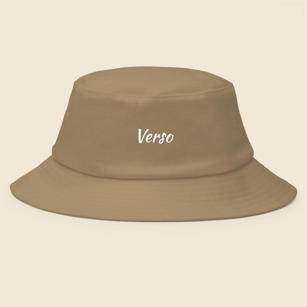 Bob personnalisable, coloris Kaki, Verso Paris · exemple Kaki · logo Verso