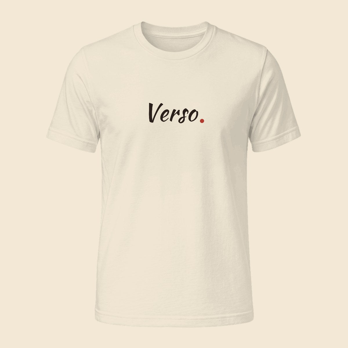 Tee Jersey Col Rond Tultex 202 personnalisable, coloris Blanc, Verso Paris · exemple Blanc · logo Verso