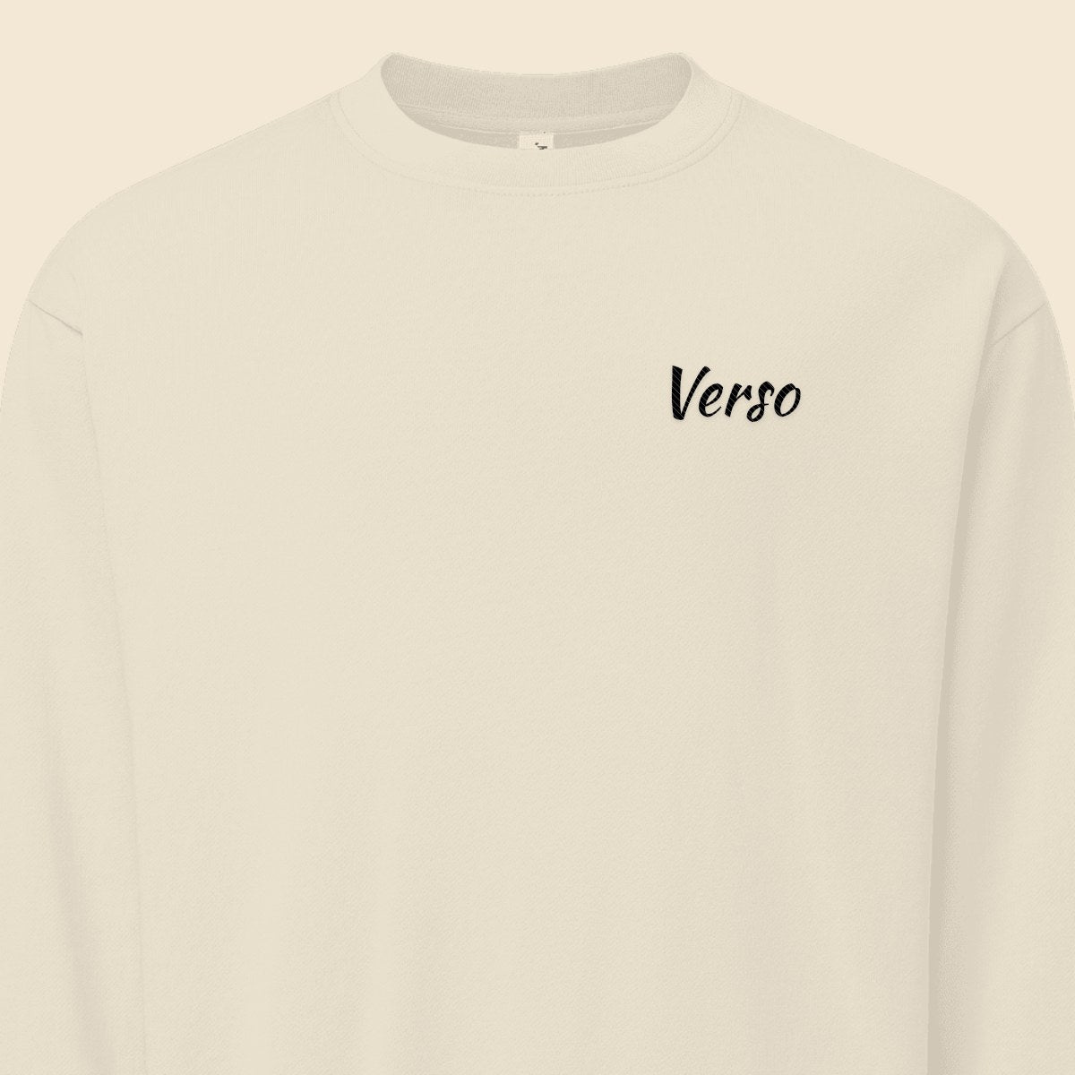Sweatshirt Urban personnalisable, coloris Blanc, Verso Paris · exemple Blanc · logo Verso