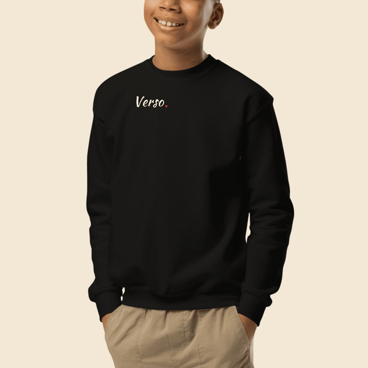 youth-sweat-studio · exemple Noir · logo Verso