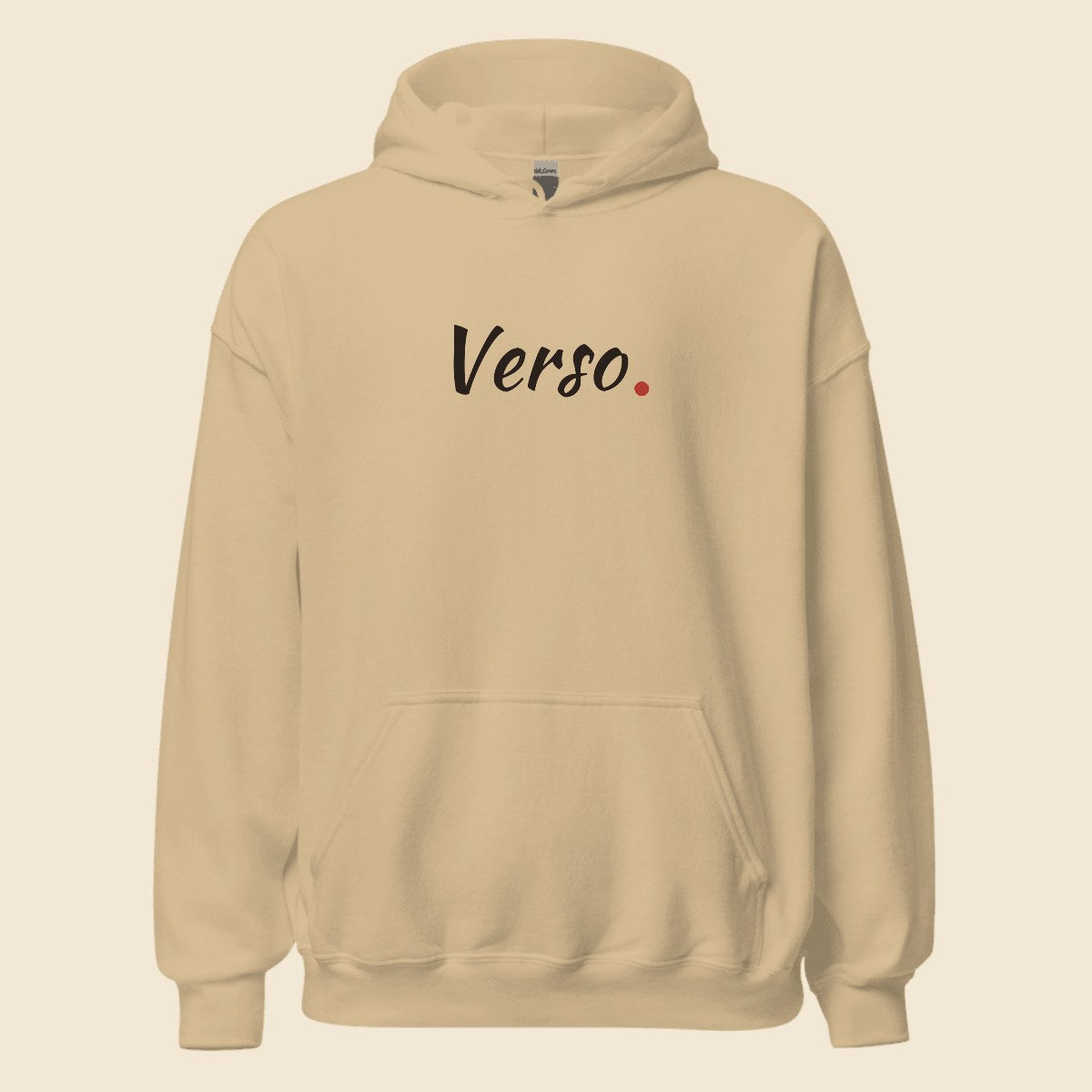 hoodie-studio · exemple Sable · logo Verso